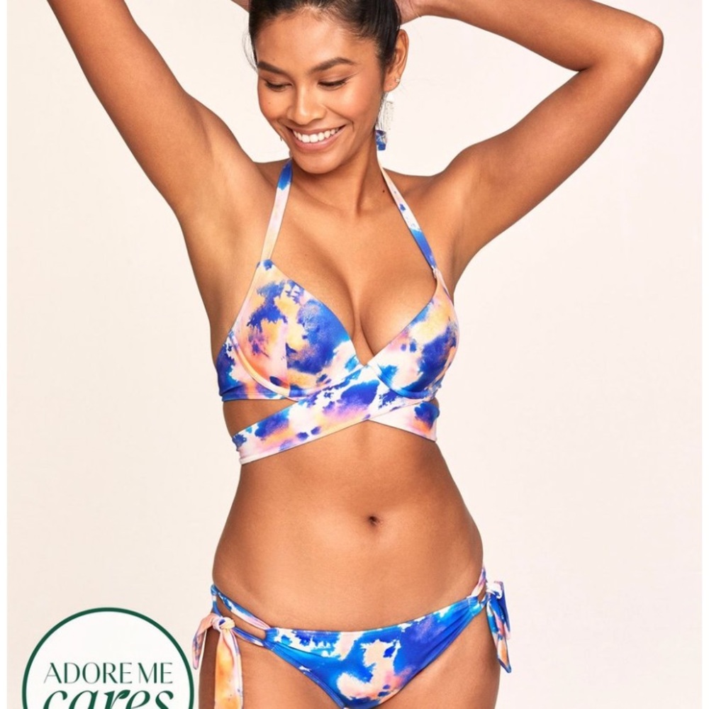 Tie dye bikini bottoms
